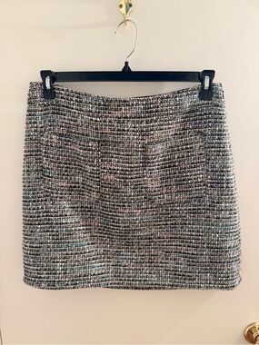 LOFT Tweed Mini Skirt - Black, White, Pink, Blue